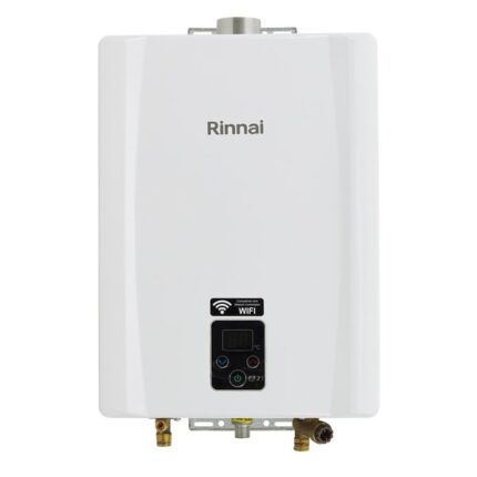 Aquecedor de Água a Gás Rinnai 21L/min GLP Branco Digital E21