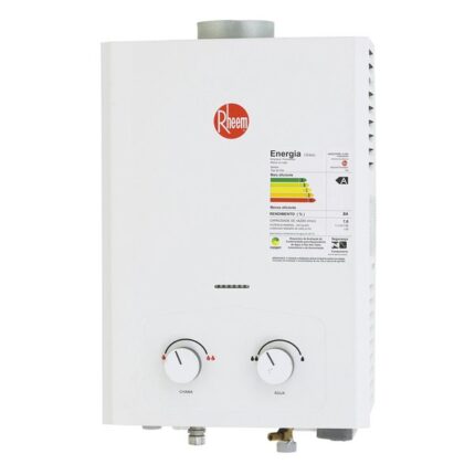 Aquecedor de Água a Gás Rheem 7L/min GN Branco RB3AP07NVNBSF
